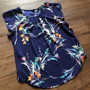 Alice Blue Navy Blouse -Stitch Fix - Medium